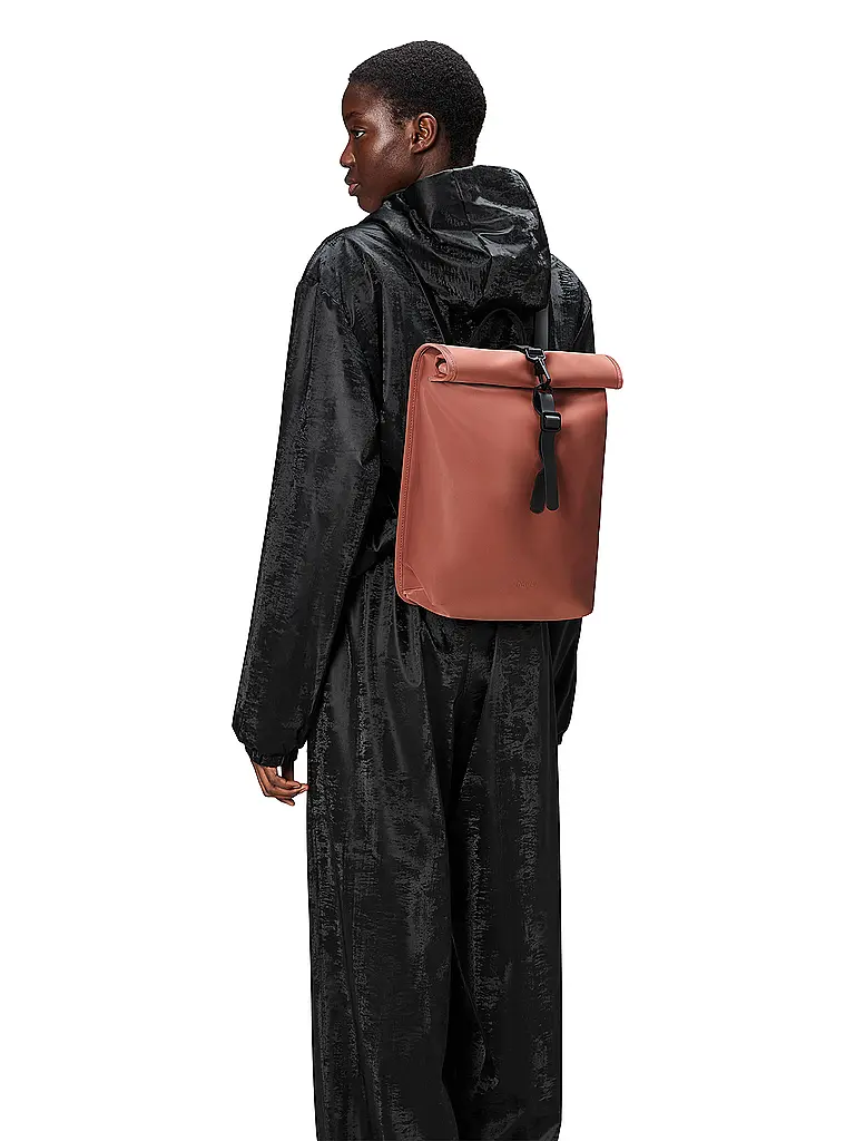 RAINS | Zaino ROLLTOP MINI | Arancione