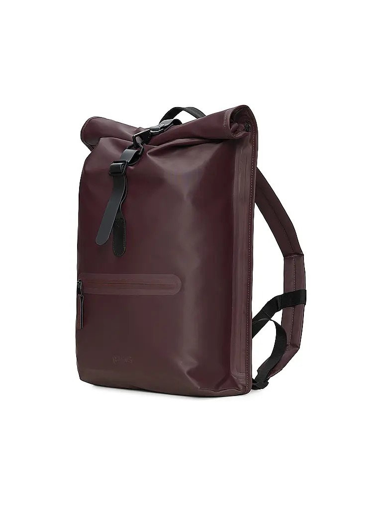 RAINS | Zaino ROLLTOP | Rosso scuro