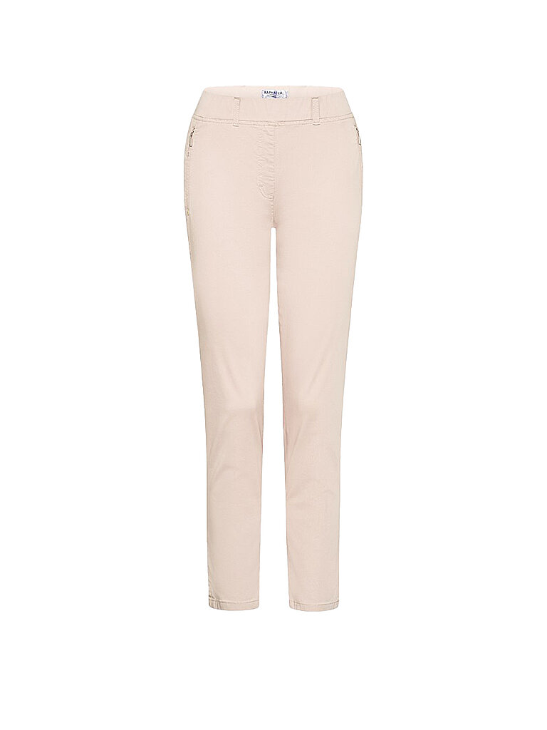 Pantaloni Super Slim Fit 6/8 LAVINA ZIP beige 44