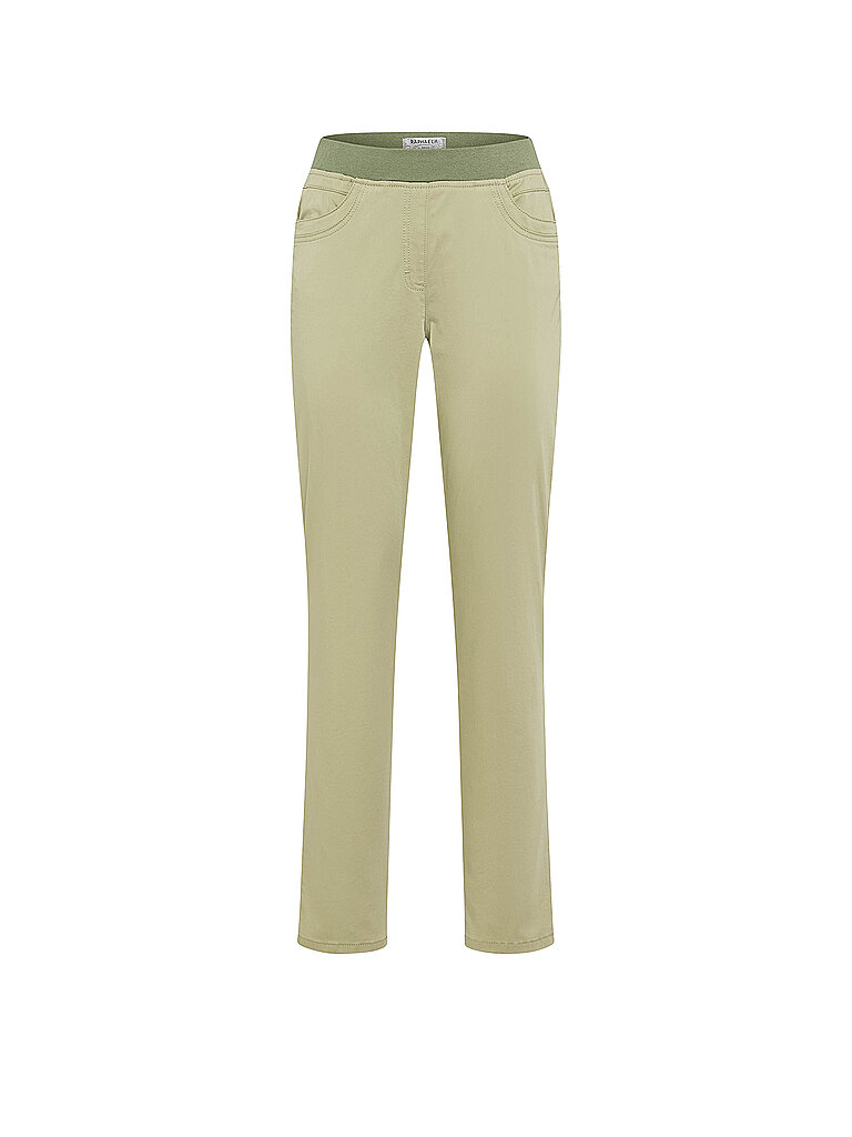 Pantaloni Slim Fit PAMINA FUN oliva 42 (kurz)
