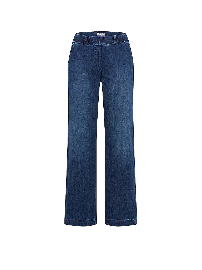 Jeans Wide Leg PAM FLARED blu 44 (kurz)