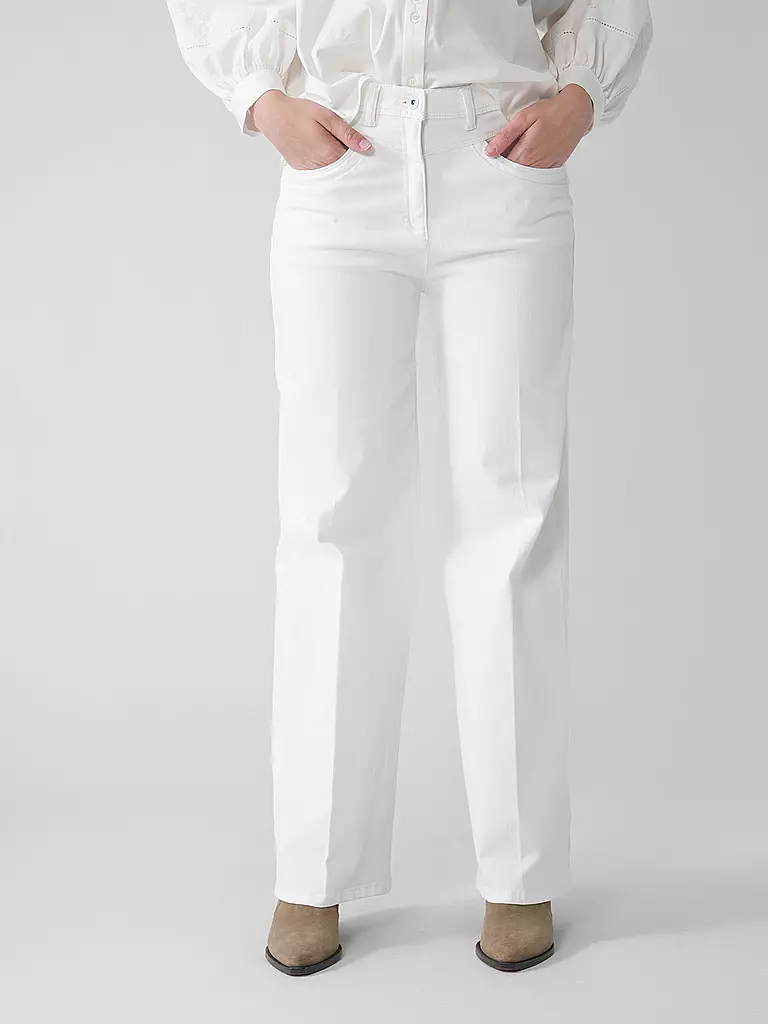 RAPHAELA BY BRAX | Jeans Wide Leg  LAURA | Bianco