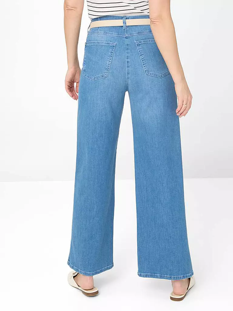 RAPHAELA BY BRAX | Jeans Wide Leg LAURA | Blu chiaro