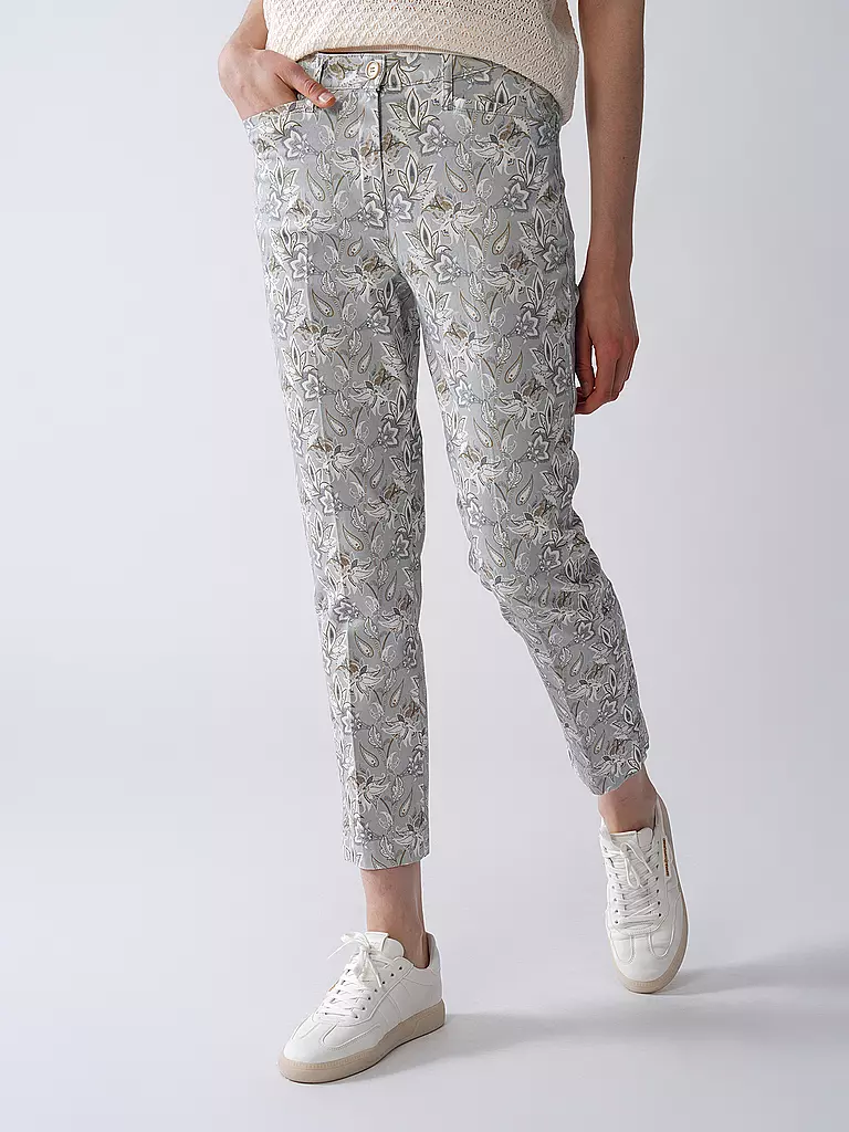 RAPHAELA BY BRAX | Pantaloni 6/8 LORELLA | Grigio chiaro