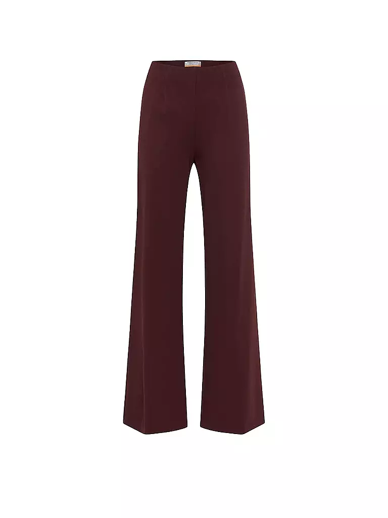 RAPHAELA BY BRAX | Pantaloni Flared Fit LILLYTH | Rosso scuro