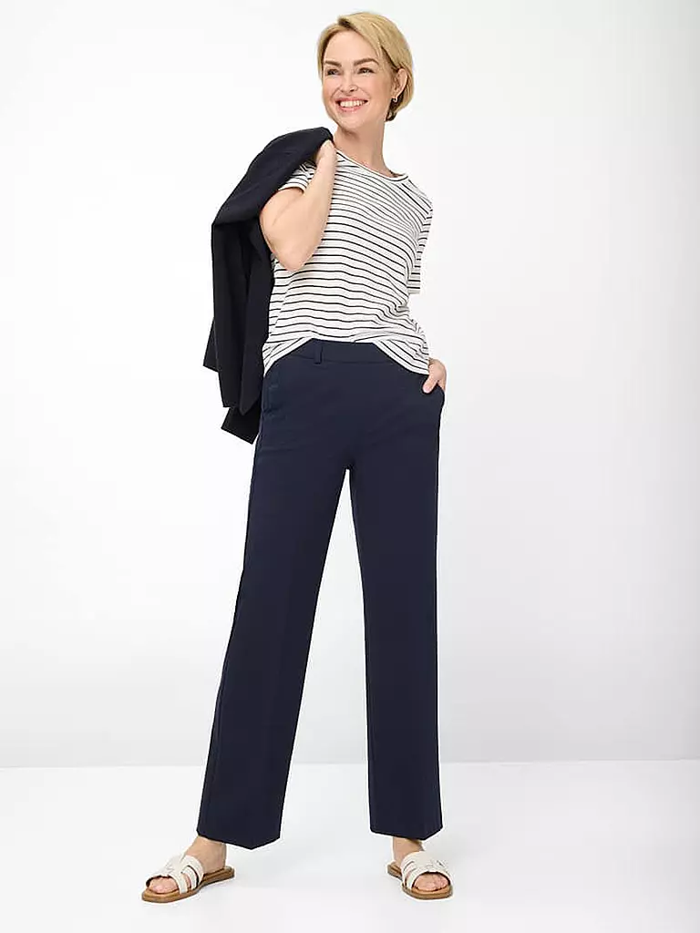 RAPHAELA BY BRAX | Pantaloni Flared Fit LILLYTH | Blu scuro