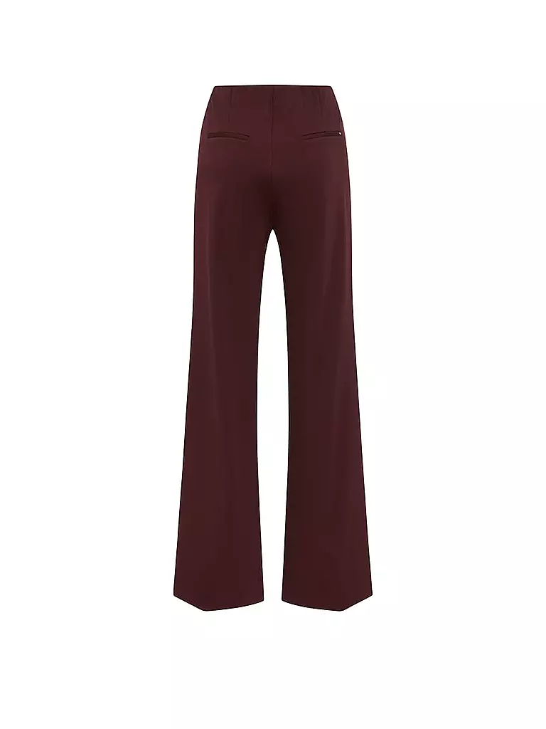 RAPHAELA BY BRAX | Pantaloni Flared Fit LILLYTH | Rosso scuro