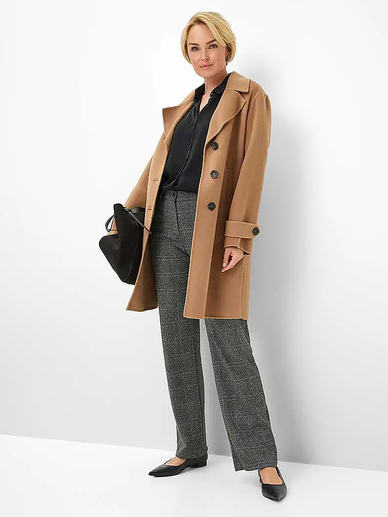 RAPHAELA BY BRAX | Pantaloni Flared Fit PEGGY | Nero