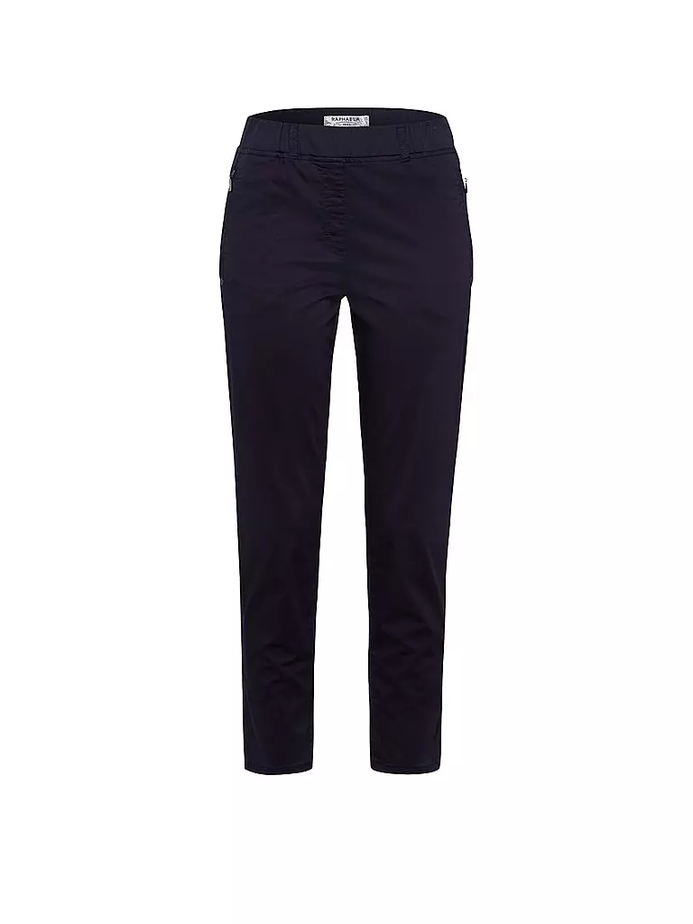 RAPHAELA BY BRAX | Pantaloni Super Slim Fit 6/8 LAVINA ZIP | Blu scuro