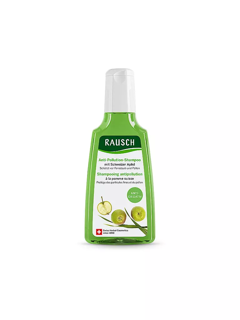 RAUSCH | Cura dei capelli - Shampoo anti-inquinamento con mela svizzera 200ml | Senza colore