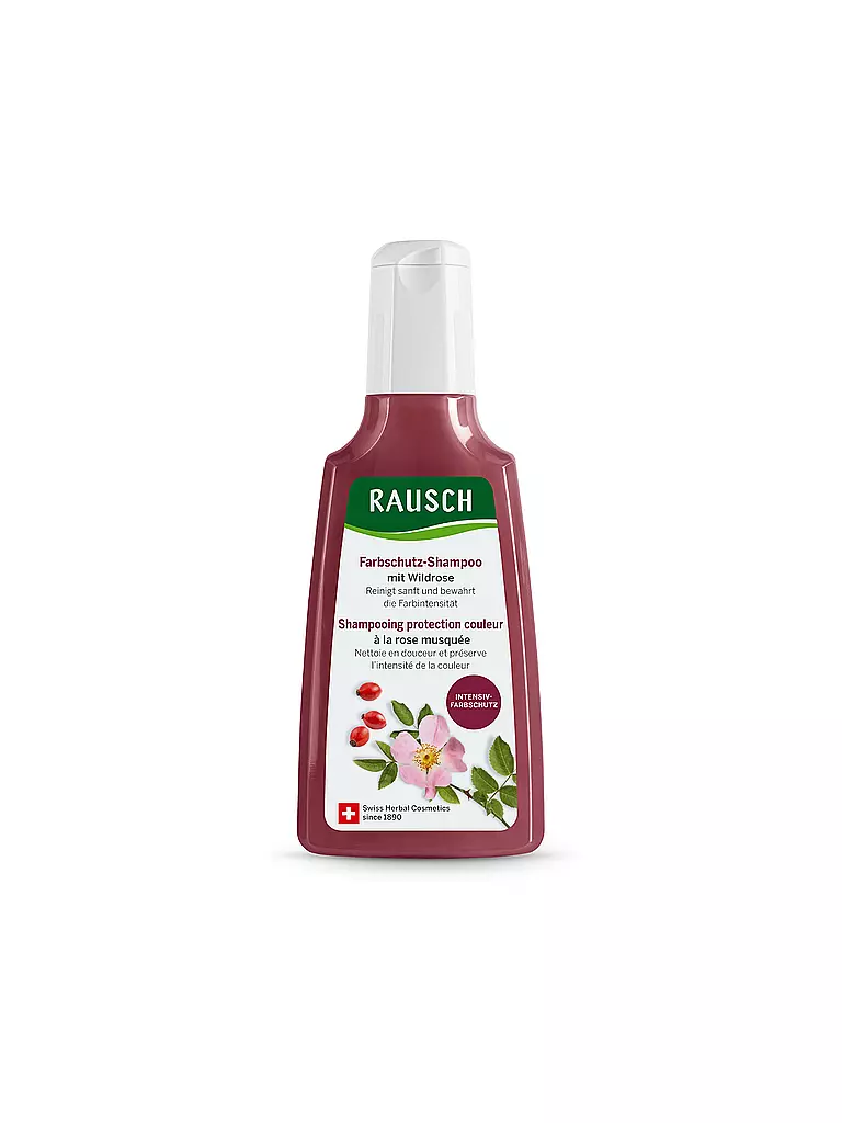 RAUSCH | Cura dei capelli - Shampoo protezione colore con rosa canina 200ml | Senza colore