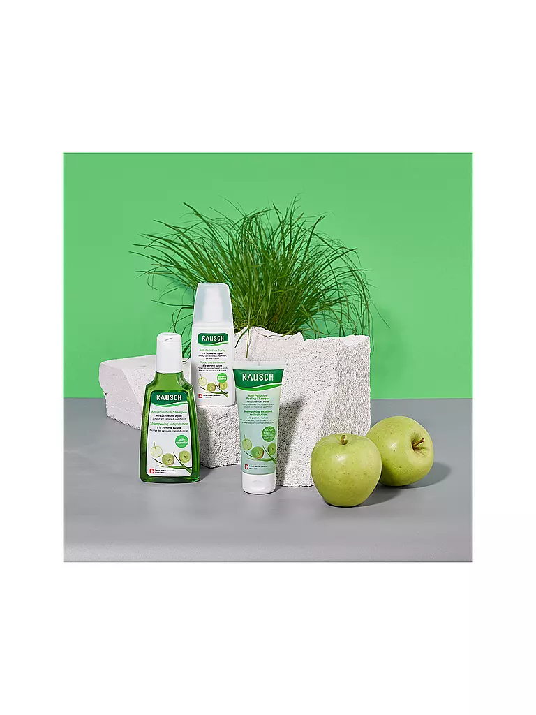 RAUSCH | Cura dei capelli - Spray anti-inquinamento con mela svizzera 100ml | 