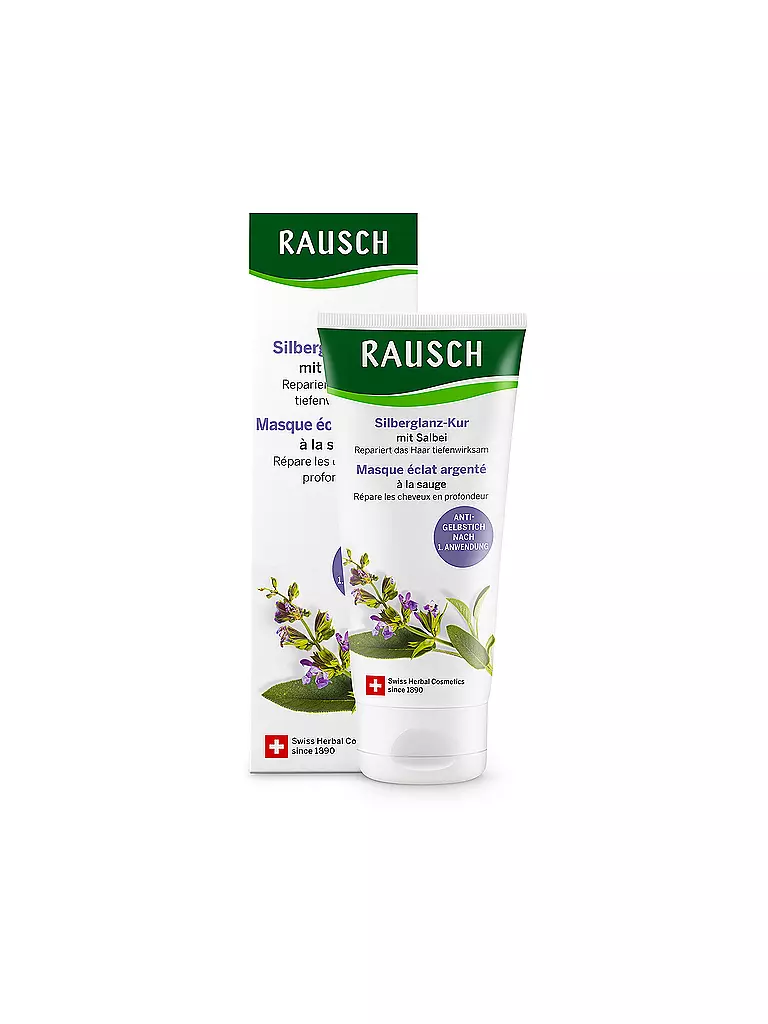 RAUSCH | Cura per capelli lucenti all'argento con salvia 100ml | Senza colore