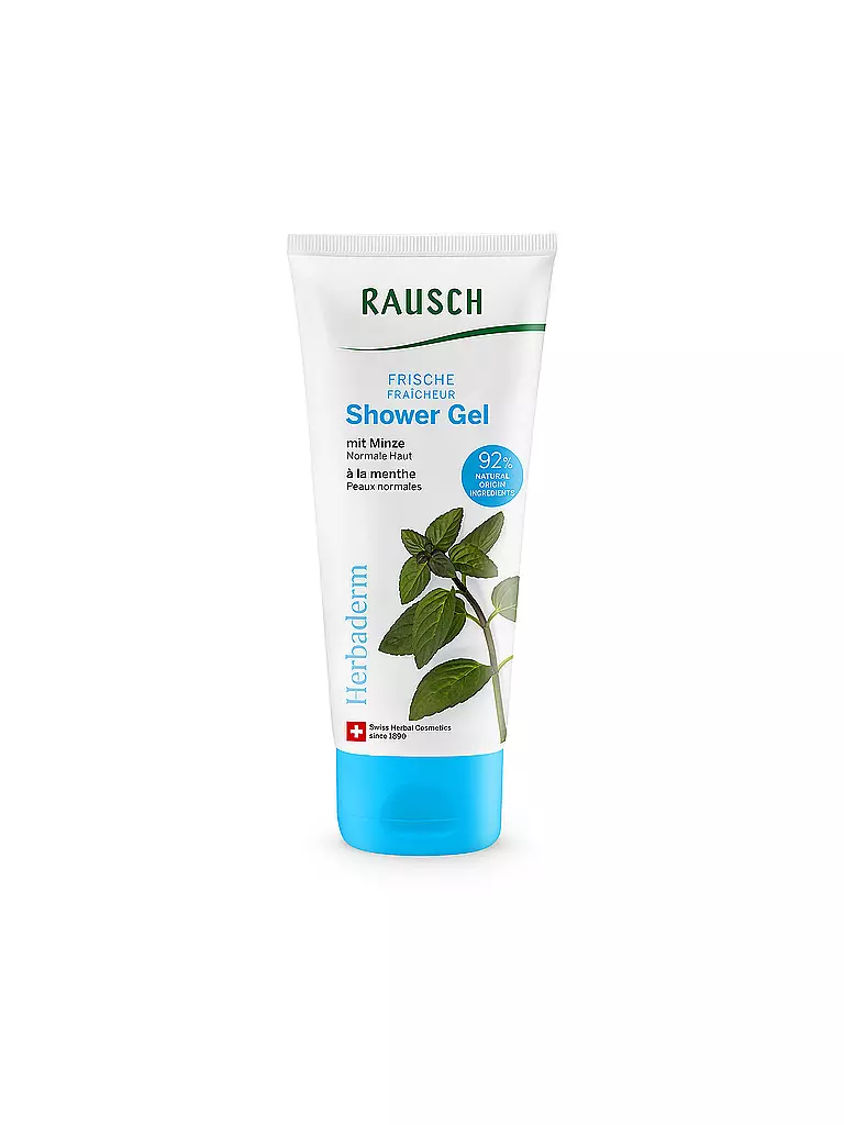 RAUSCH | Gel doccia fresco alla menta 200ml | Senza colore