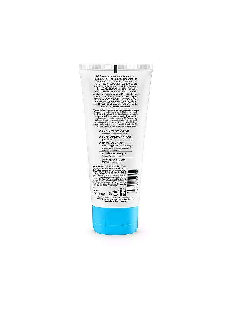 RAUSCH | Gel doccia fresco alla menta 200ml | Senza colore