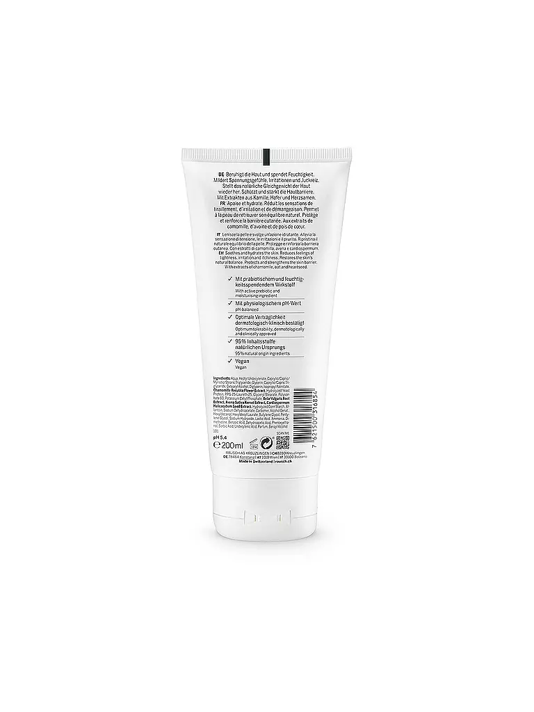 RAUSCH | Lozione corpo delicata con camomilla 200ml | Senza colore