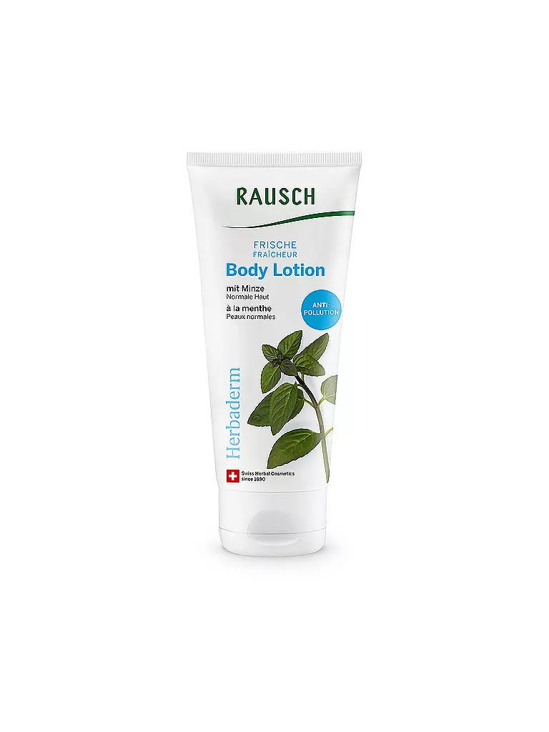 RAUSCH | Lozione corpo fresca alla menta 200ml | Senza colore