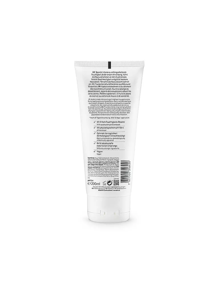 RAUSCH | Lozione corpo idratante con malva 200ml | Senza colore