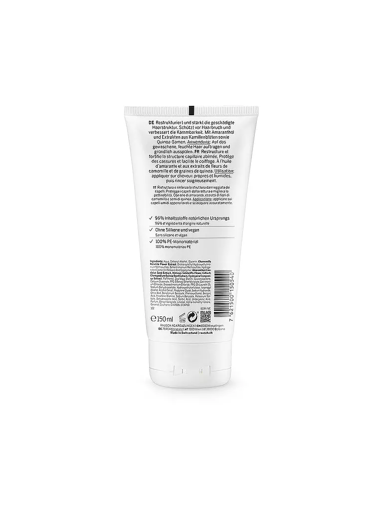 RAUSCH | Repair-Conditioner con amaranto 150ml | Senza colore
