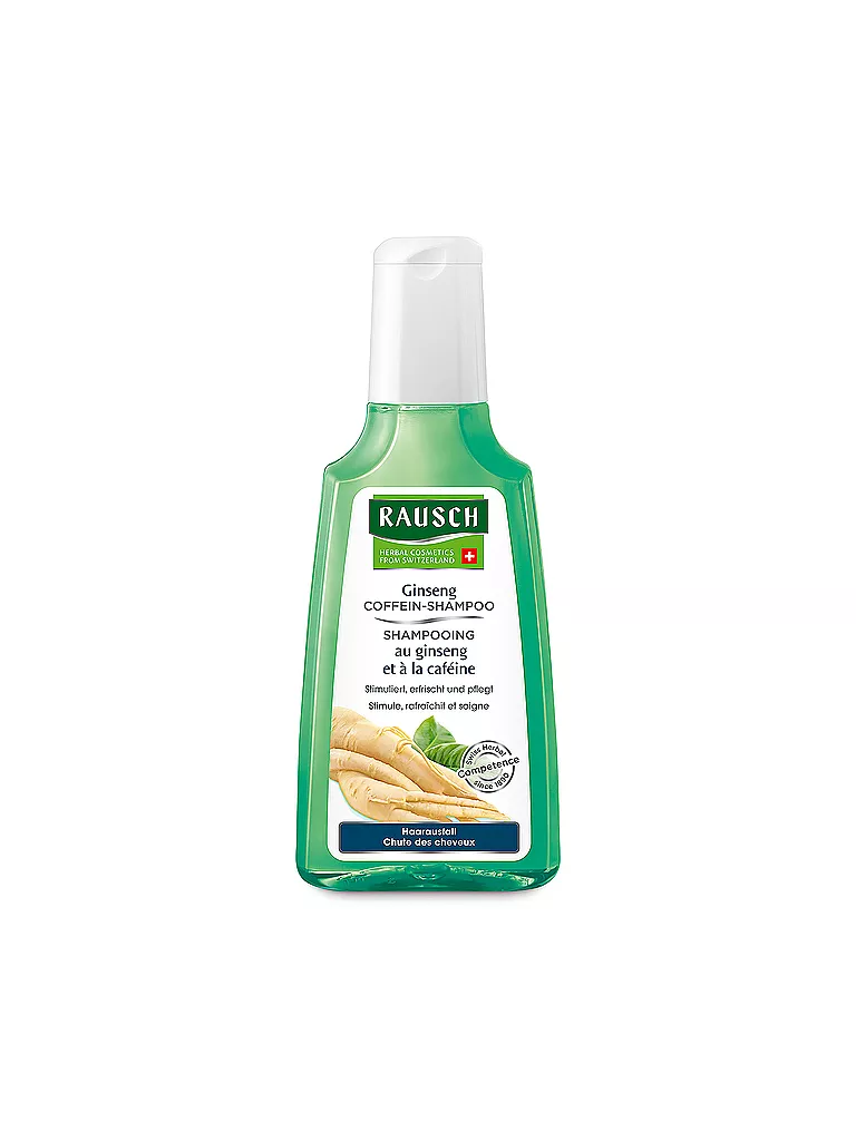 RAUSCH | Shampoo alla caffeina con ginseng 200 ml | Senza colore