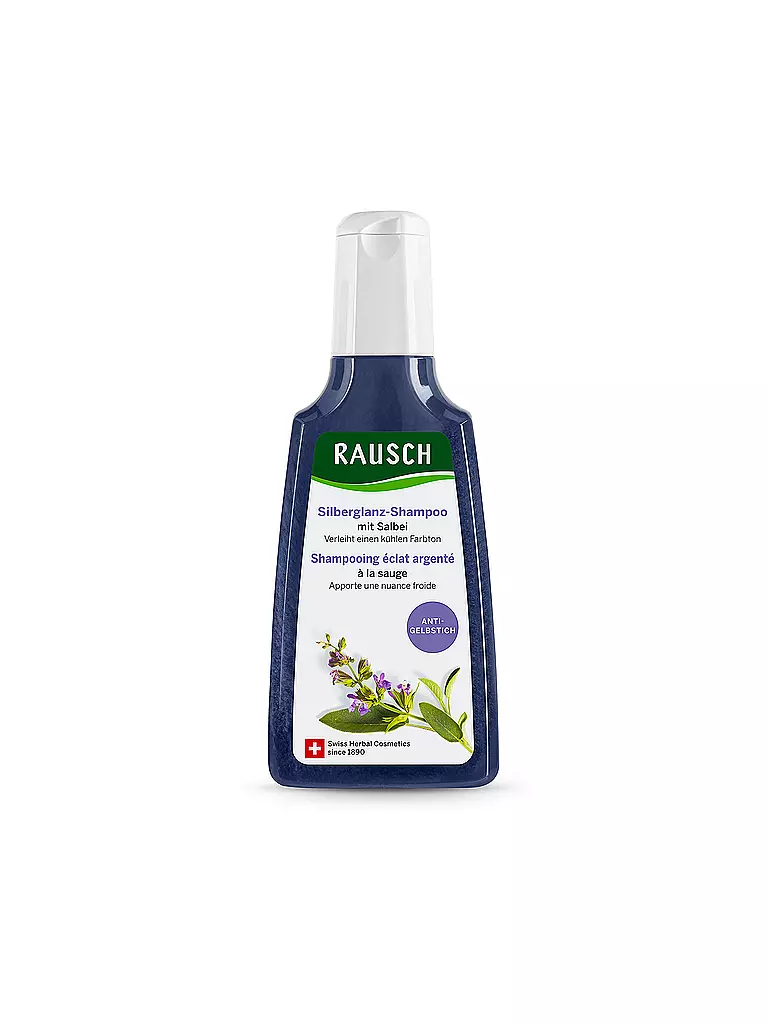 RAUSCH | Shampoo Argento Lucente con Salvia 200ml | Senza colore