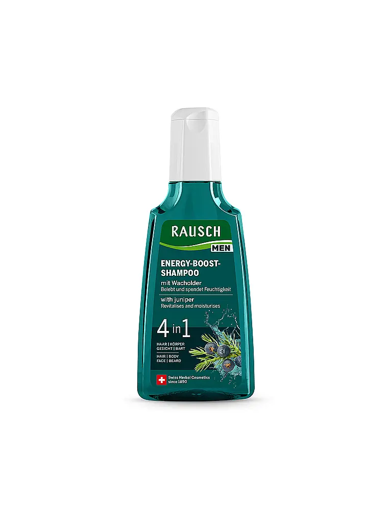RAUSCH | Shampoo Energy-Boost con ginepro 200ml | Senza colore