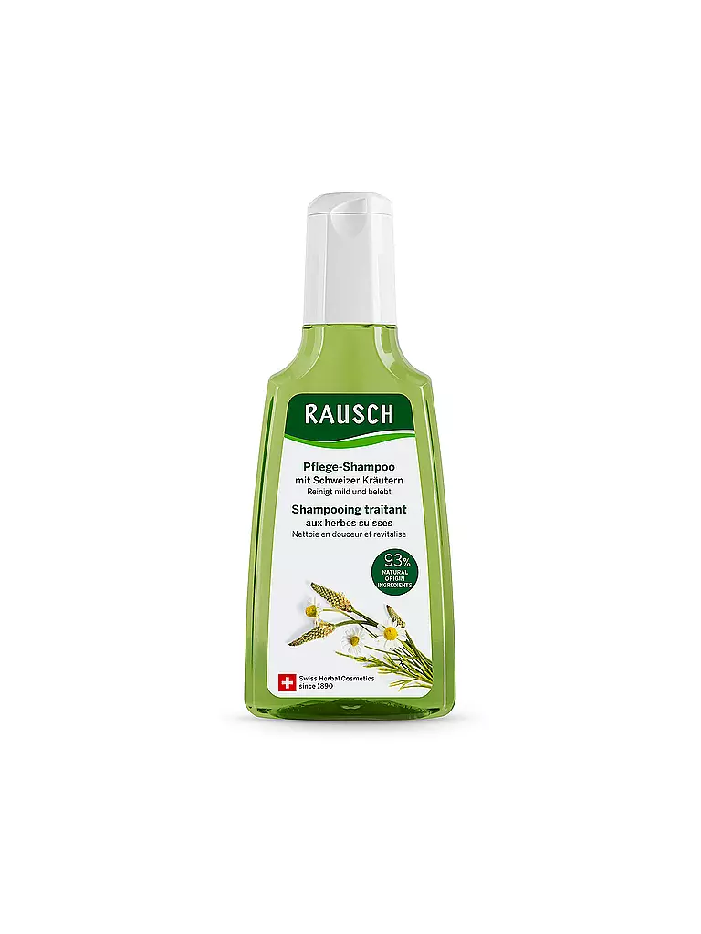 RAUSCH | Shampoo trattante con erbe svizzere 200ml | Senza colore