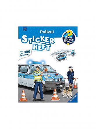 RAVENSBURGER | Wieso Weshalb Warum - Album di adesivi Polizia
