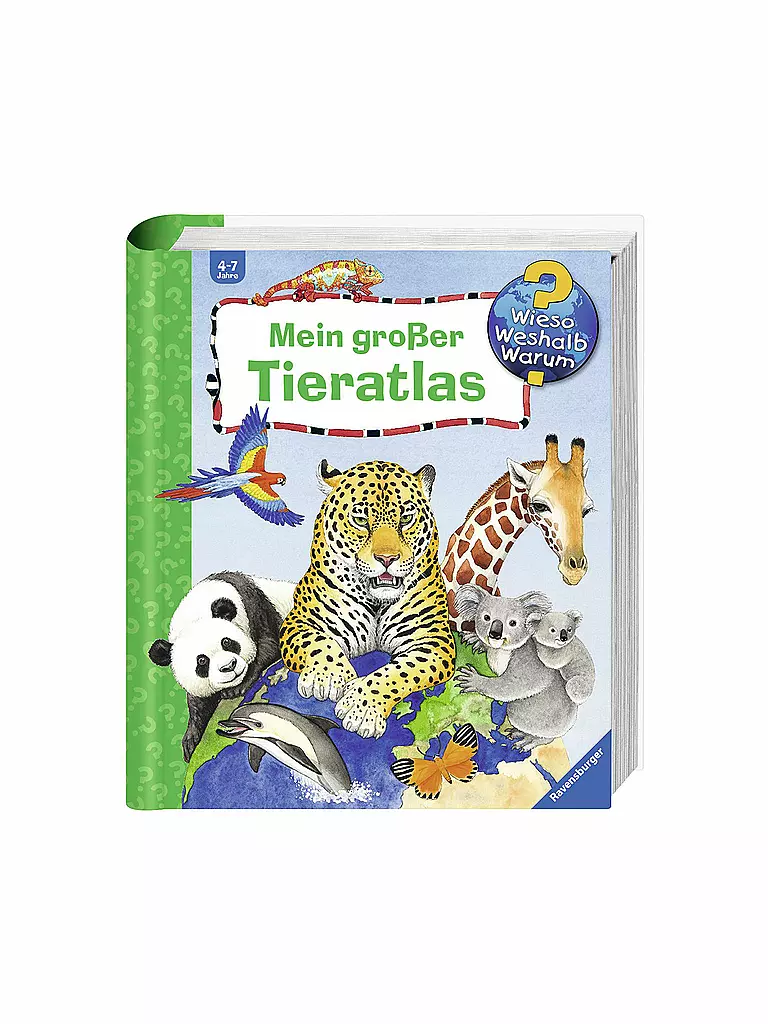 RAVENSBURGER | Libro - Il mio grande atlante degli animali (rilegatura a spirale) | Senza colore