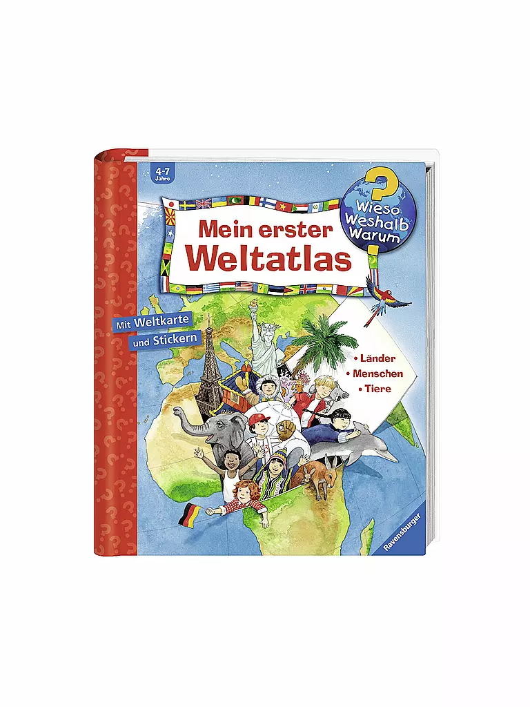 RAVENSBURGER | Libro - Il mio primo atlante del mondo (edizione rilegata) | Senza colore