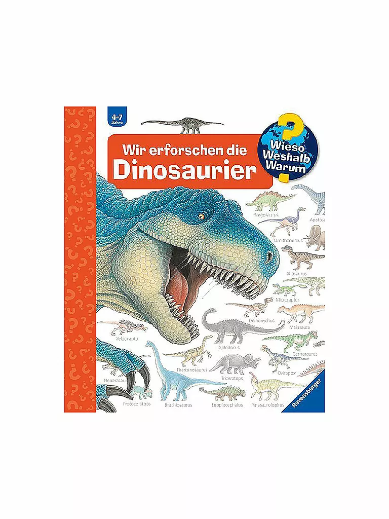 RAVENSBURGER | Libro - Wieso Weshalb Warum - Esploriamo i dinosauri Volume 55 | Senza colore