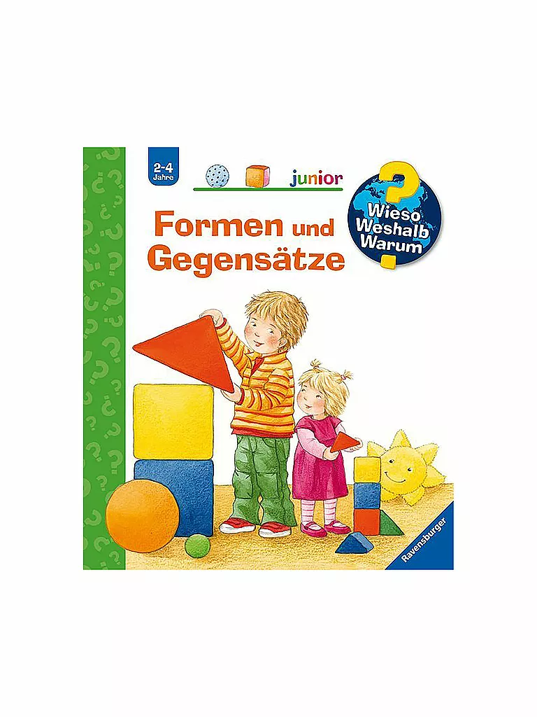 RAVENSBURGER | Libro - Wieso Weshalb Warum - Forme e Contrasti Volume 31 | Senza colore