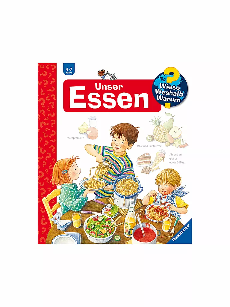 RAVENSBURGER | Libro - Wieso Weshalb Warum - Il nostro cibo Volume 19 | Senza colore