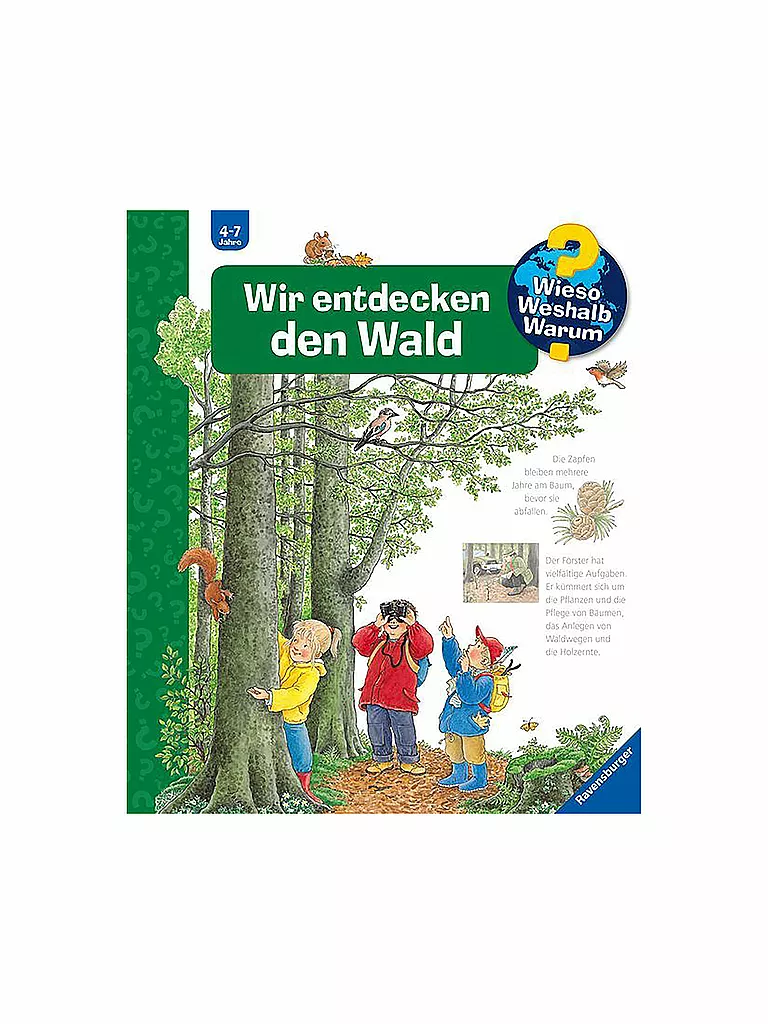 RAVENSBURGER | Libro - Wieso Weshalb Warum - Scopriamo il bosco Volume 46 | Senza colore