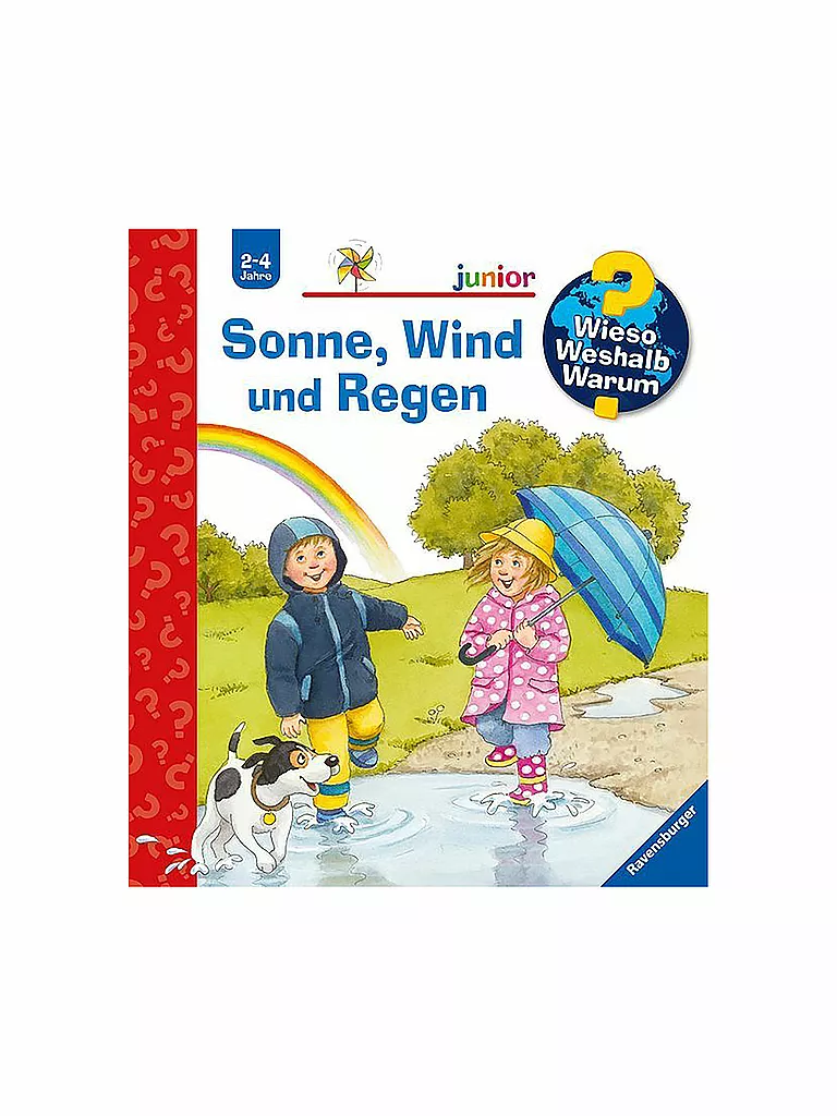 RAVENSBURGER | Libro - Wieso Weshalb Warum - Sole, vento e pioggia Volume 47 | Senza colore