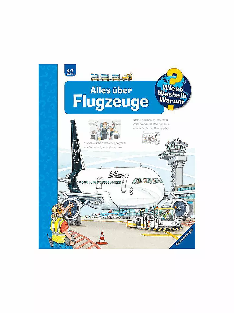 RAVENSBURGER | Libro - Wieso Weshalb Warum - Tutto sugli aerei Volume 20 | Senza colore