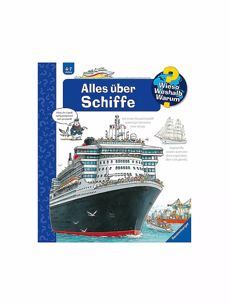 RAVENSBURGER | Libro - Wieso Weshalb Warum - Tutto sulle navi Volume 56 | Senza colore