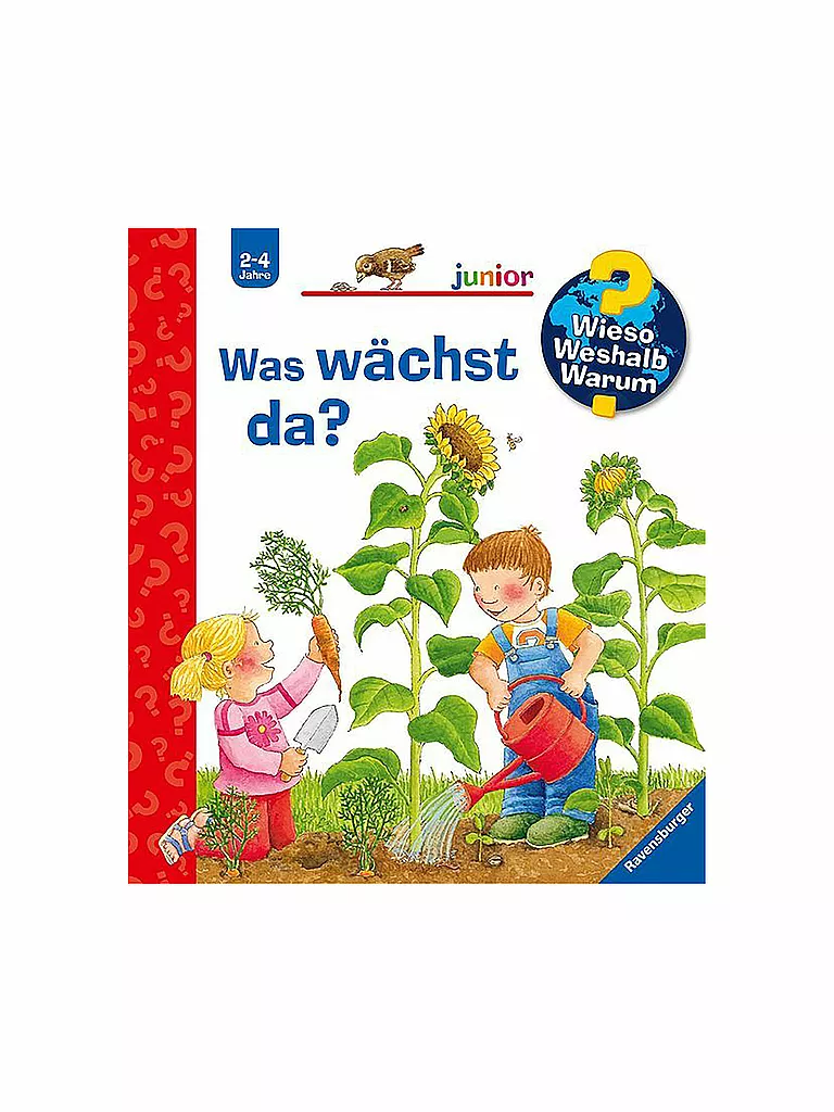 RAVENSBURGER | Libro - Wieso Weshalb Warum Junior - Cosa cresce qui? | Senza colore