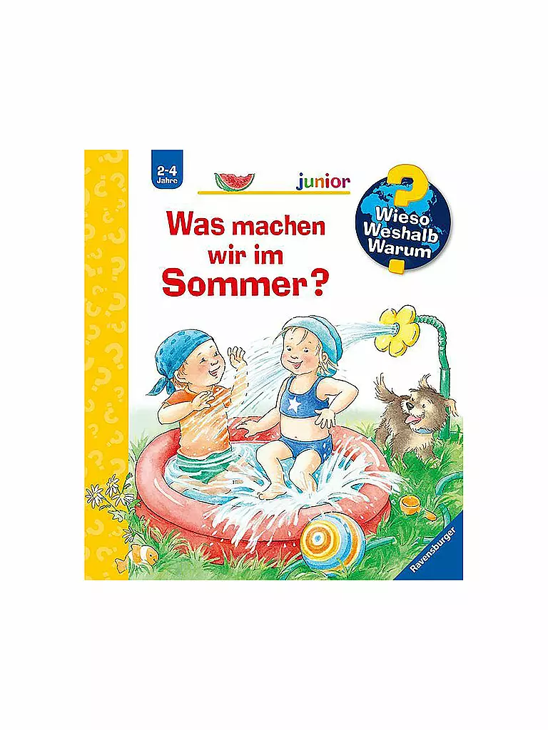 RAVENSBURGER | Libro - Wieso Weshalb Warum junior - Cosa facciamo in estate Volume 60 | Senza colore