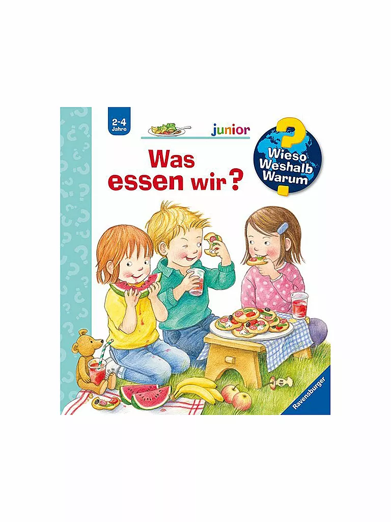RAVENSBURGER | Libro - Wieso Weshalb Warum junior - Cosa mangiamo Volume 53 | Senza colore