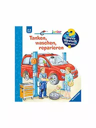 RAVENSBURGER | Libro - Wieso Weshalb Warum Junior - Fare rifornimento, lavare, riparare | Senza colore