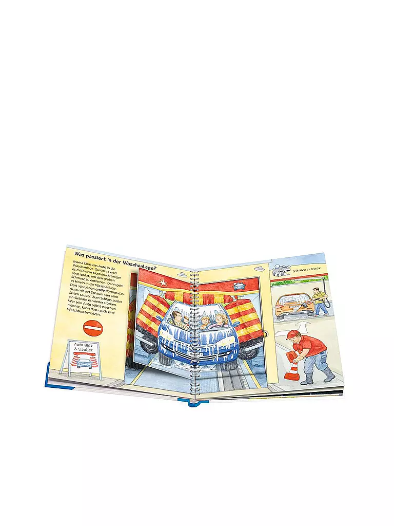 RAVENSBURGER | Libro - Wieso Weshalb Warum Junior - Fare rifornimento, lavare, riparare | Senza colore