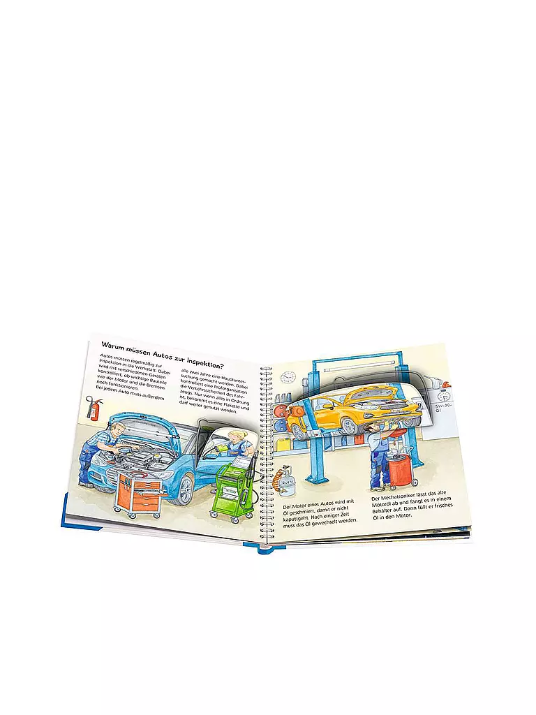 RAVENSBURGER | Libro - Wieso Weshalb Warum Junior - Fare rifornimento, lavare, riparare | Senza colore