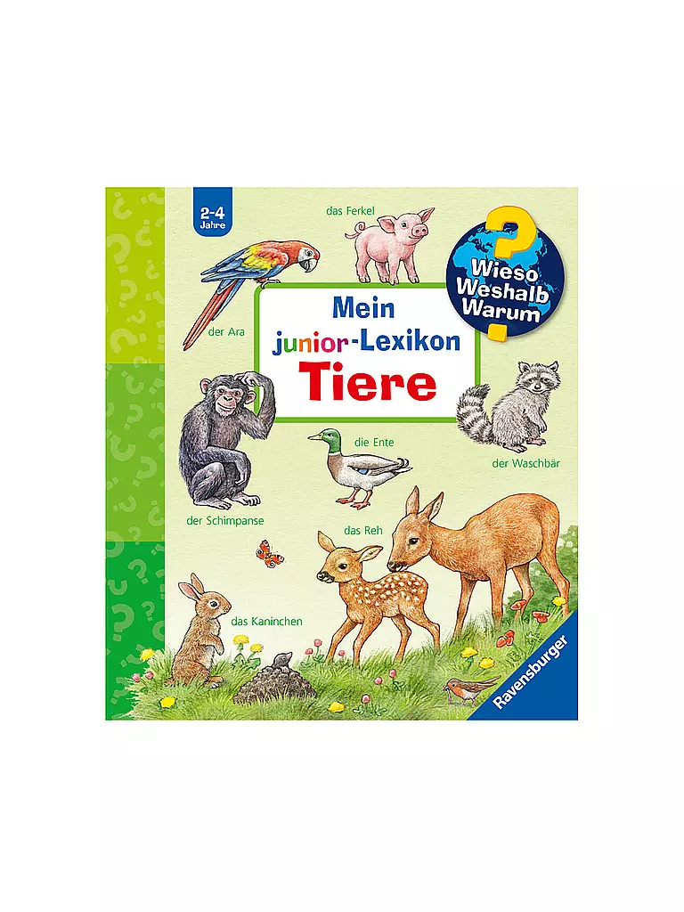 RAVENSBURGER | Libro - Wieso Weshalb Warum Junior - Il mio Junior-Lexikon Animali | Senza colore