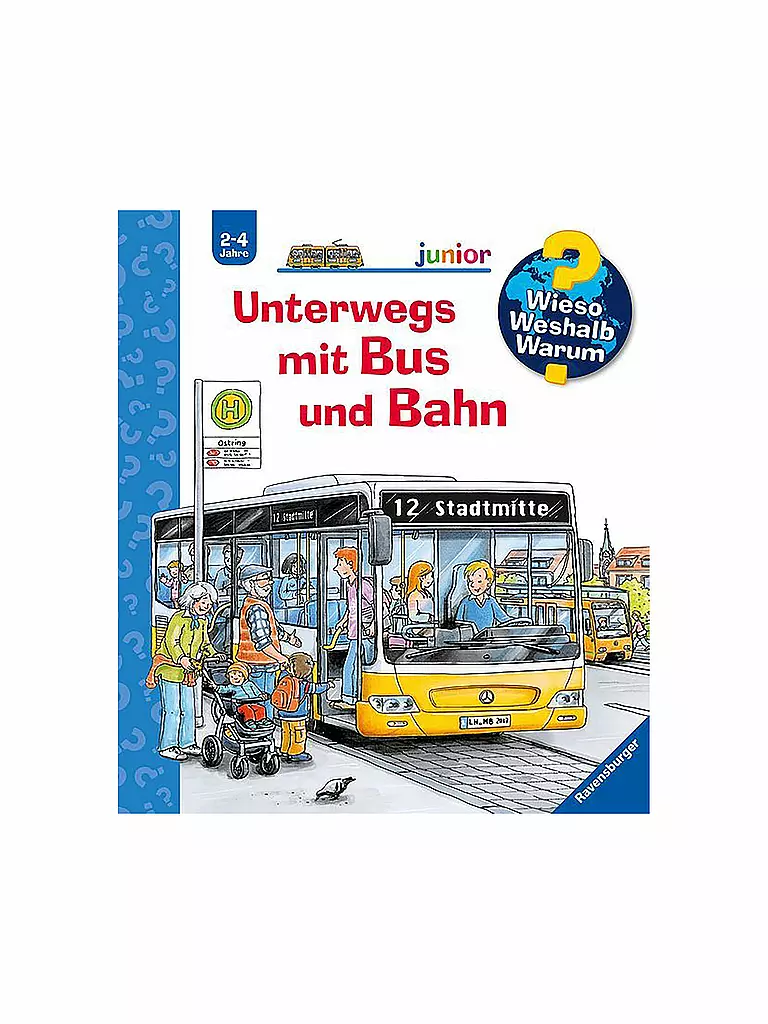 RAVENSBURGER | Libro - Wieso Weshalb Warum junior - In viaggio con l'autobus e il treno Volume 63 | Senza colore