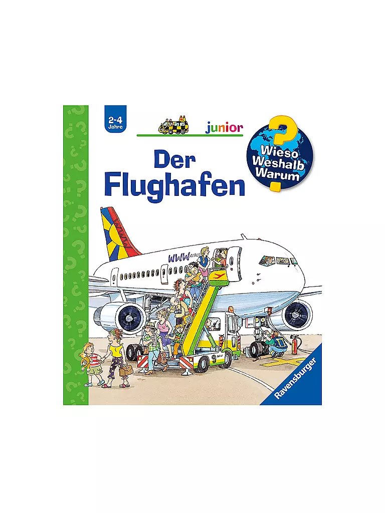 RAVENSBURGER | Libro - Wieso Weshalb Warum Junior - L'aeroporto Volume 3 | Senza colore