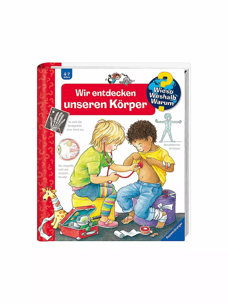 RAVENSBURGER | Libro - Wieso Weshalb Warum Junior - Scopriamo il nostro corpo | Senza colore