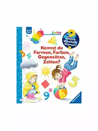 RAVENSBURGER | Libro - Wieso Weshalb Warum Sonderband junior: Conosci forme, colori, contrari, numeri | Senza colore