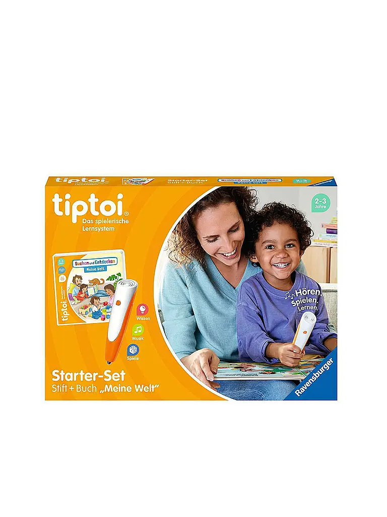 RAVENSBURGER | Starter-Set penna e libro della fattoria | Multicolore