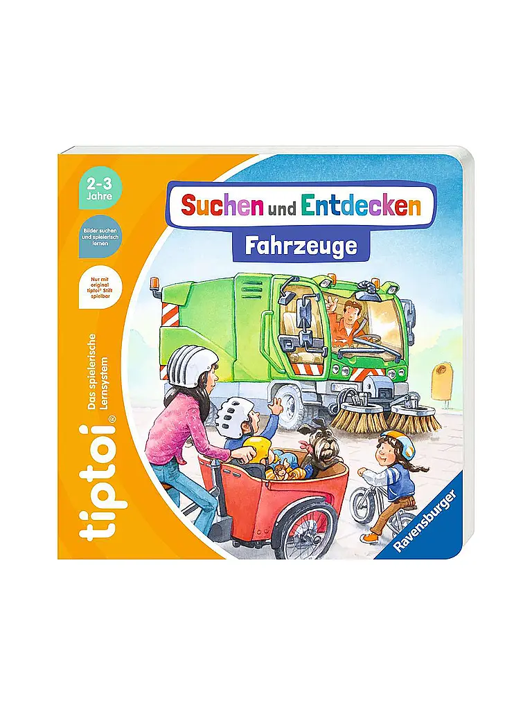 RAVENSBURGER | TIPTOI Cerca e Scopri - Veicoli | Multicolore